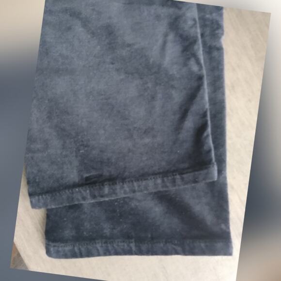 AG Adriano Goldschmied Isabelle Velvet Black High-Rise Straight Crop Size 23R - Picture 14 of 16